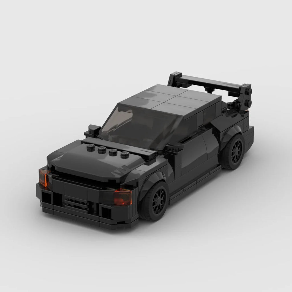 MOC Mitsubishi EVO 276Pcs Racing Sports Car Vehicle Racer Building Blocks Brick Creative Garage Toys for Boys