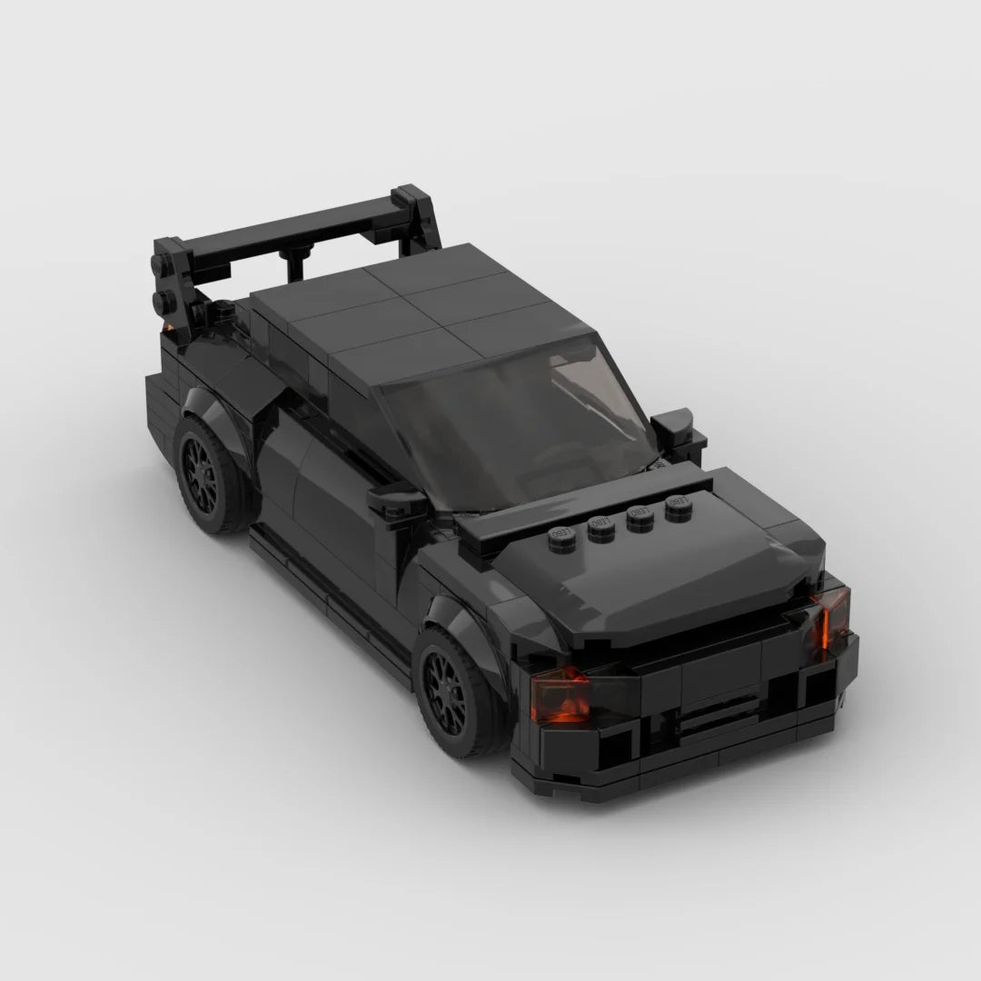MOC Mitsubishi EVO 276Pcs Racing Sports Car Vehicle Racer Building Blocks Brick Creative Garage Toys for Boys