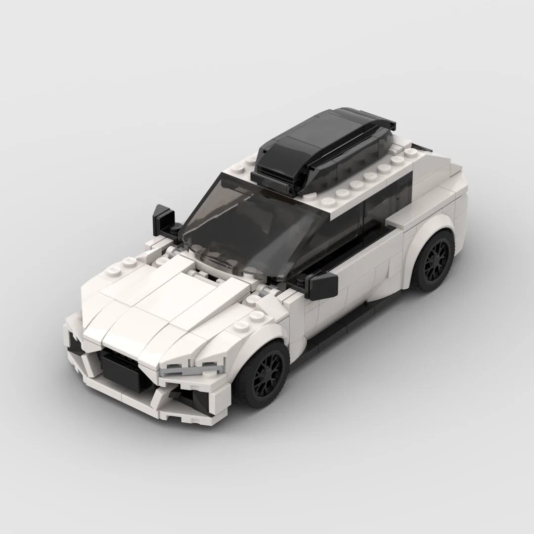 MOC RS6 Racing Sports Car Vehicle Racer Building Blocks Brick Creative Garage Toys for Boys Gifts