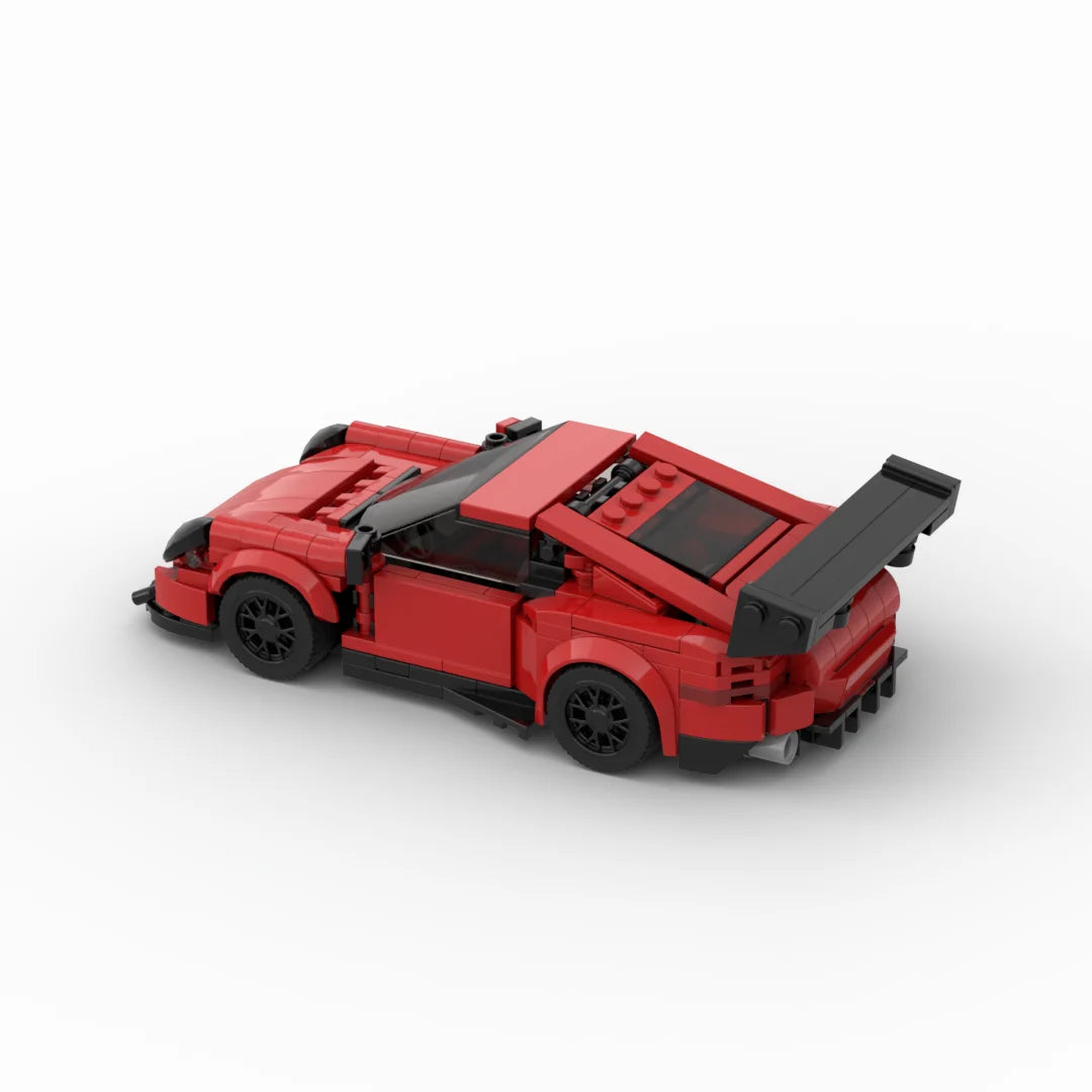 MOC Racing Boy Creative Garage Toy City Sports Car DIY Creative Garage Supercar Building Blocks Toy Gift