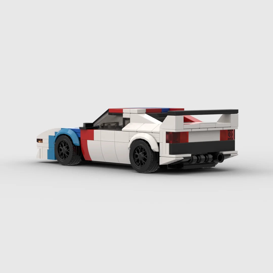 MOC the First Generation M1 Racing Sports Car Vehicle Racer Building Blocks Brick Creative Garage Toys for Boys