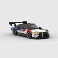 MOC M4 385Pcs Livery Version M Power Racing Sports Car Vehicle Racer Building Blocks Brick Creative Garage Toys