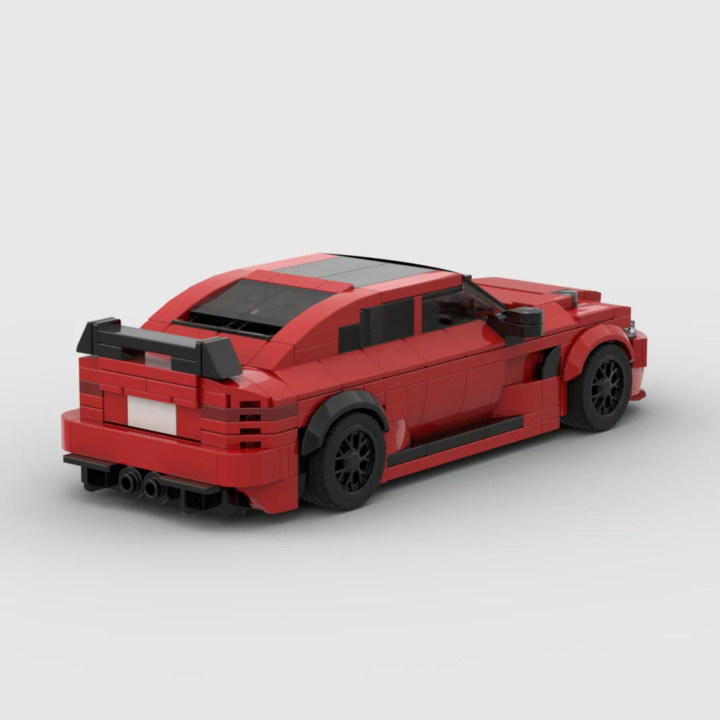 MOC Giulia Gtam Racing Sports Car Vehicle Racer Building Blocks Brick Creative Garage Toys for Boys Gifts