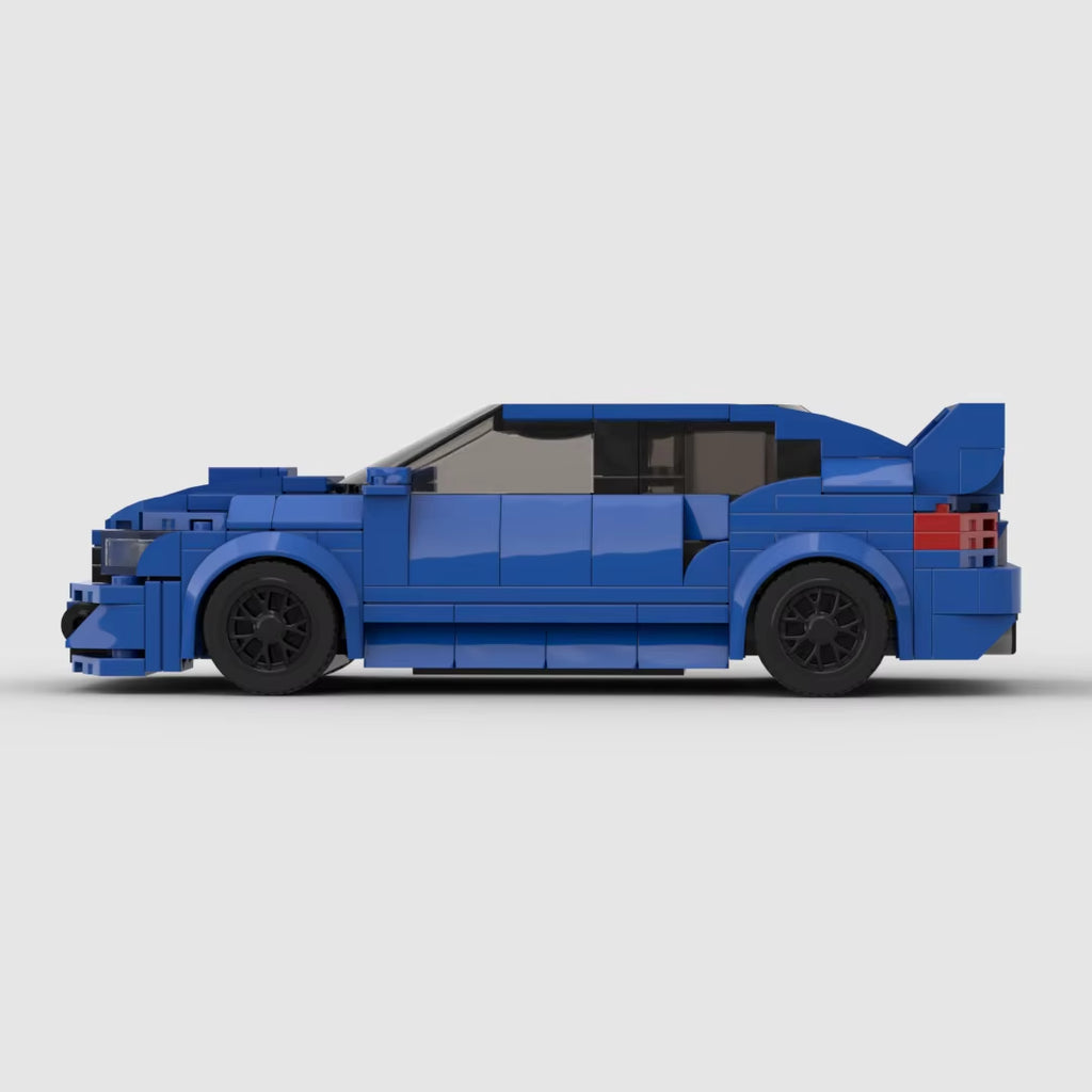 MOC Subaru WRX STI 303Pcs Racing Sports Car Vehicle Racer Building Blocks Brick Creative Garage Toys for Boys