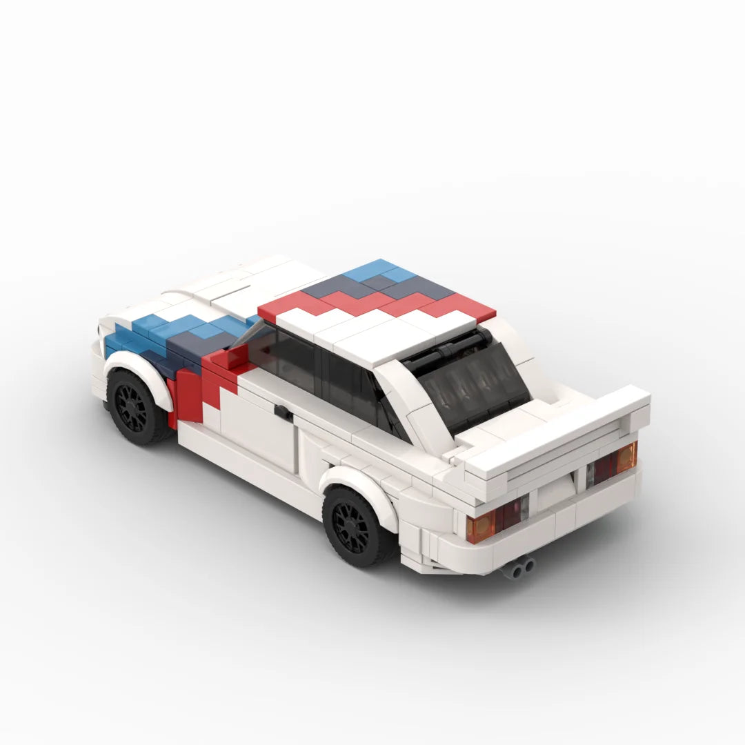 MOC Technical 455Pcs E30 Racing Sports Car Vehicle Racer Building Blocks Brick Creative Garage Toys for Boys