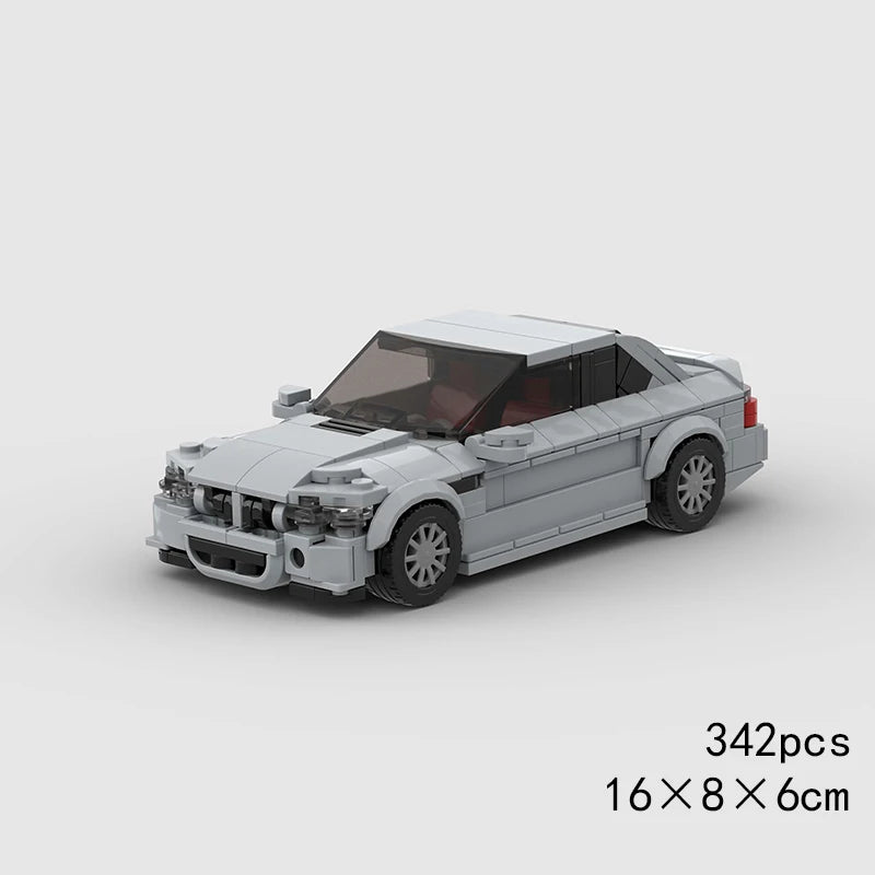 City Car Classic Rally Model - Creative DIY Car Kit, City Racing Collection Series, Perfect Christmas and Thanksgiving Gifts