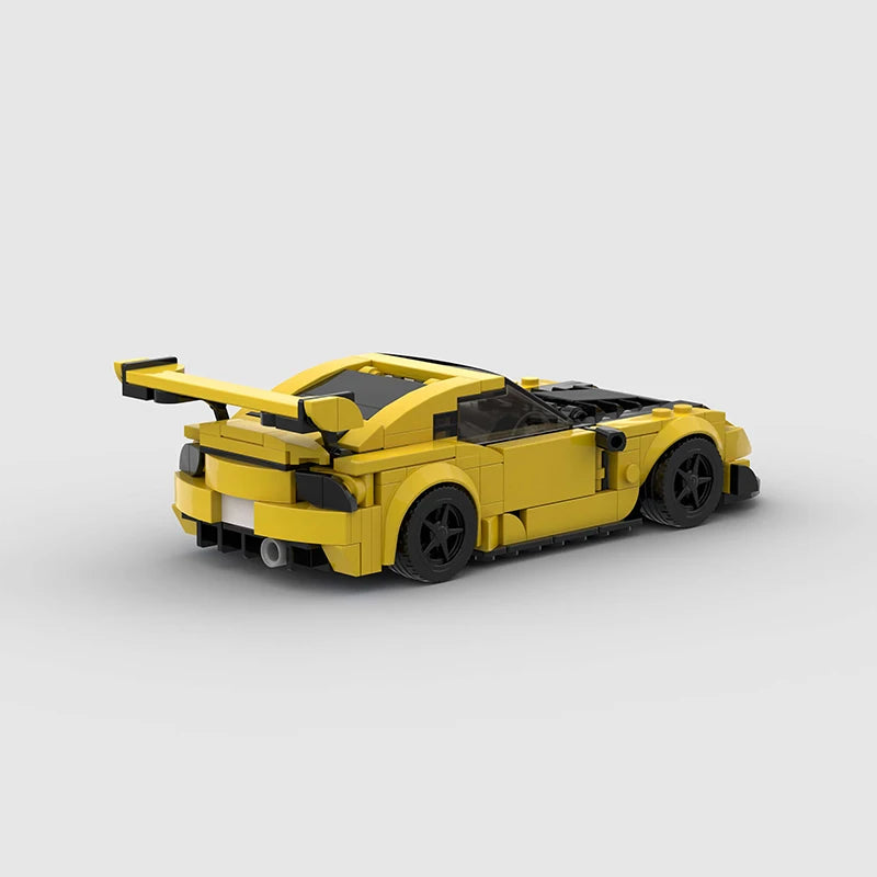 MOC Mazda RX-7 Racing Car Building Blocks, City Sports Vehicle Speed Champion Model, Creative Garage DIY Bricks, Educational Toy