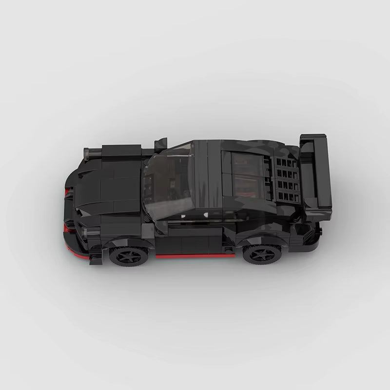 MOC Rally Racing Car Model, City Vehicle Building Set, Creative Garage Toys, Toy Assembly Vehicle Loved by Boys