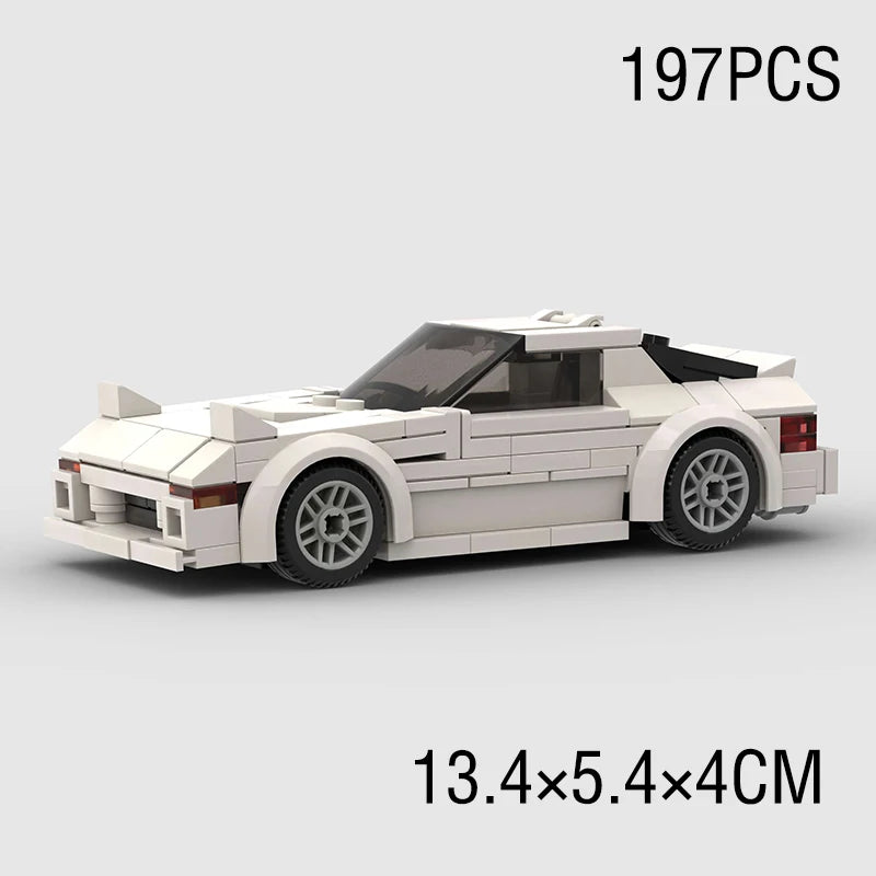 MOC Racing Car Model and Passion Building Block City Vehicle Toy Set - Halloween Gifts