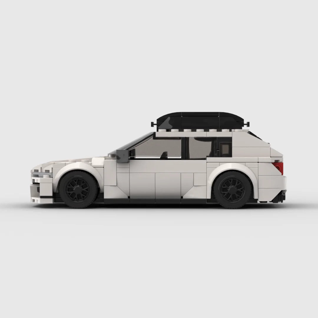 MOC RS6 Racing Sports Car Vehicle Racer Building Blocks Brick Creative Garage Toys for Boys Gifts