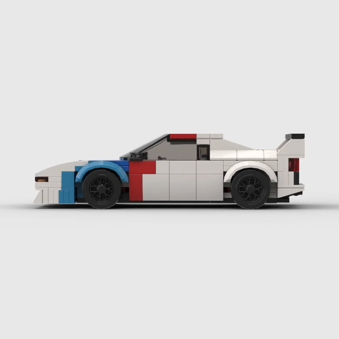 MOC the First Generation M1 Racing Sports Car Vehicle Racer Building Blocks Brick Creative Garage Toys for Boys