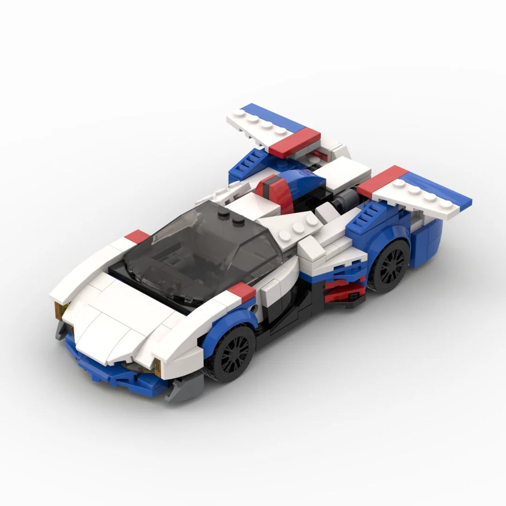 MOC the ASRADA GSX Equation Racing Sports Car Vehicle Racer Building Blocks Creative Garage Toys for Boys