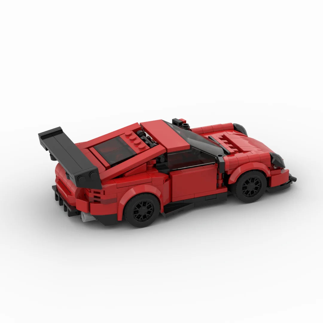 MOC Racing Boy Creative Garage Toy City Sports Car DIY Creative Garage Supercar Building Blocks Toy Gift