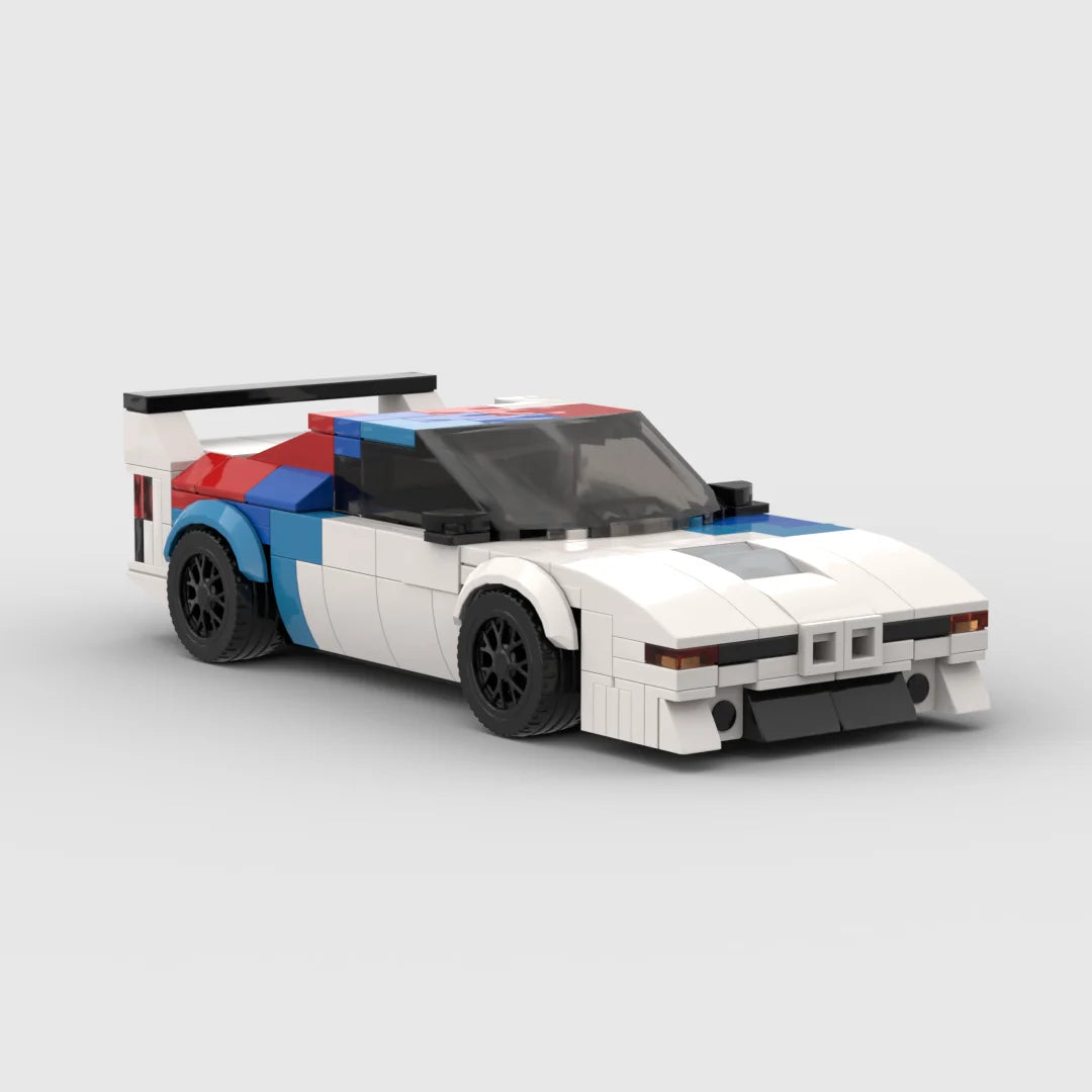 MOC the First Generation M1 Racing Sports Car Vehicle Racer Building Blocks Brick Creative Garage Toys for Boys