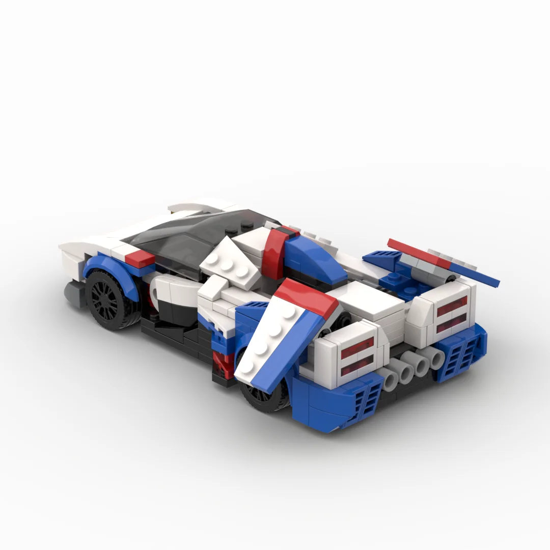 MOC the ASRADA GSX Equation Racing Sports Car Vehicle Racer Building Blocks Creative Garage Toys for Boys