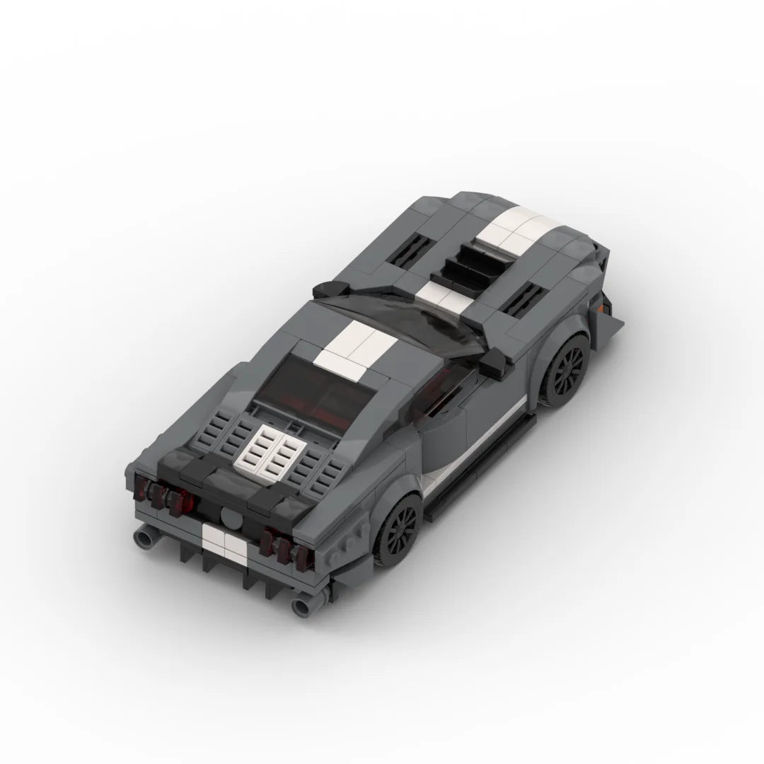 MOC Shelby GT500 476Pcs Racing Racer Building Blocks Brick Creative Garage Toys for Boys Gifts