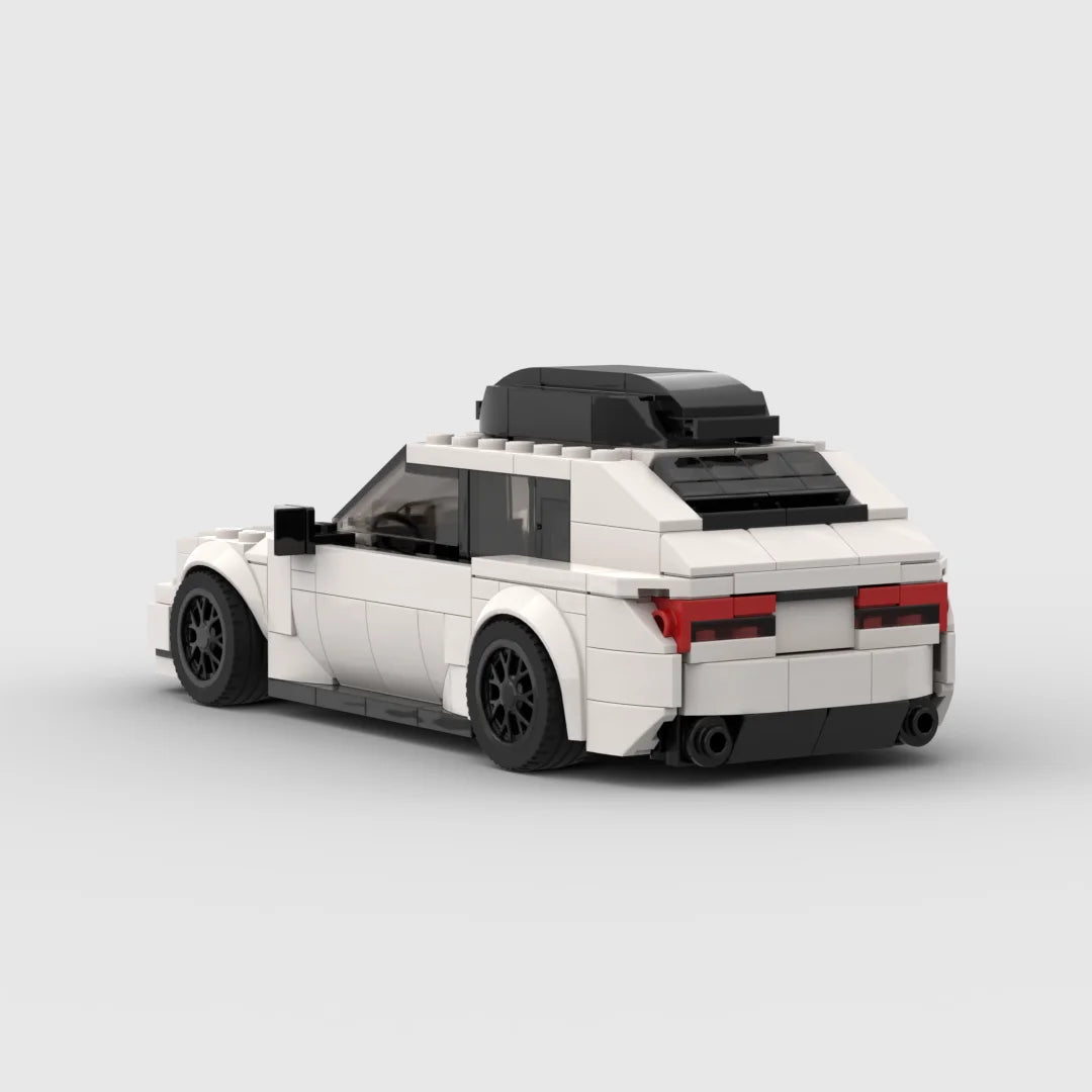 MOC RS6 Racing Sports Car Vehicle Racer Building Blocks Brick Creative Garage Toys for Boys Gifts
