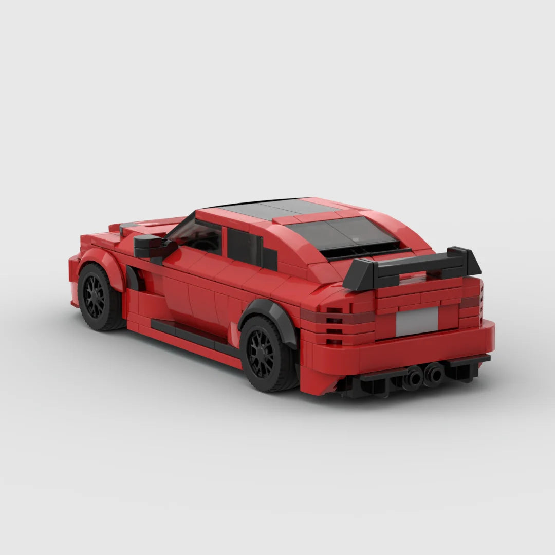 MOC Giulia Gtam Racing Sports Car Vehicle Racer Building Blocks Brick Creative Garage Toys for Boys Gifts