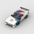 MOC the First Generation M1 Racing Sports Car Vehicle Racer Building Blocks Brick Creative Garage Toys for Boys