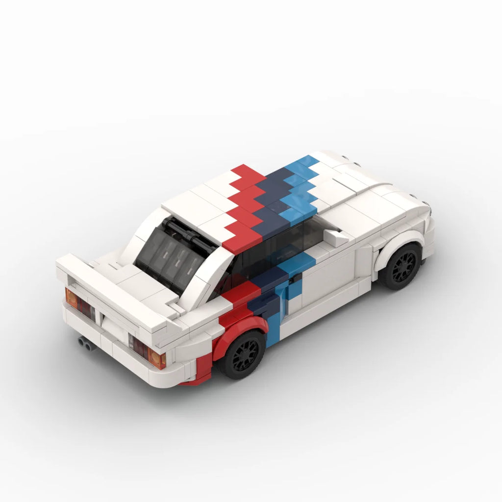 MOC Technical 455Pcs E30 Racing Sports Car Vehicle Racer Building Blocks Brick Creative Garage Toys for Boys