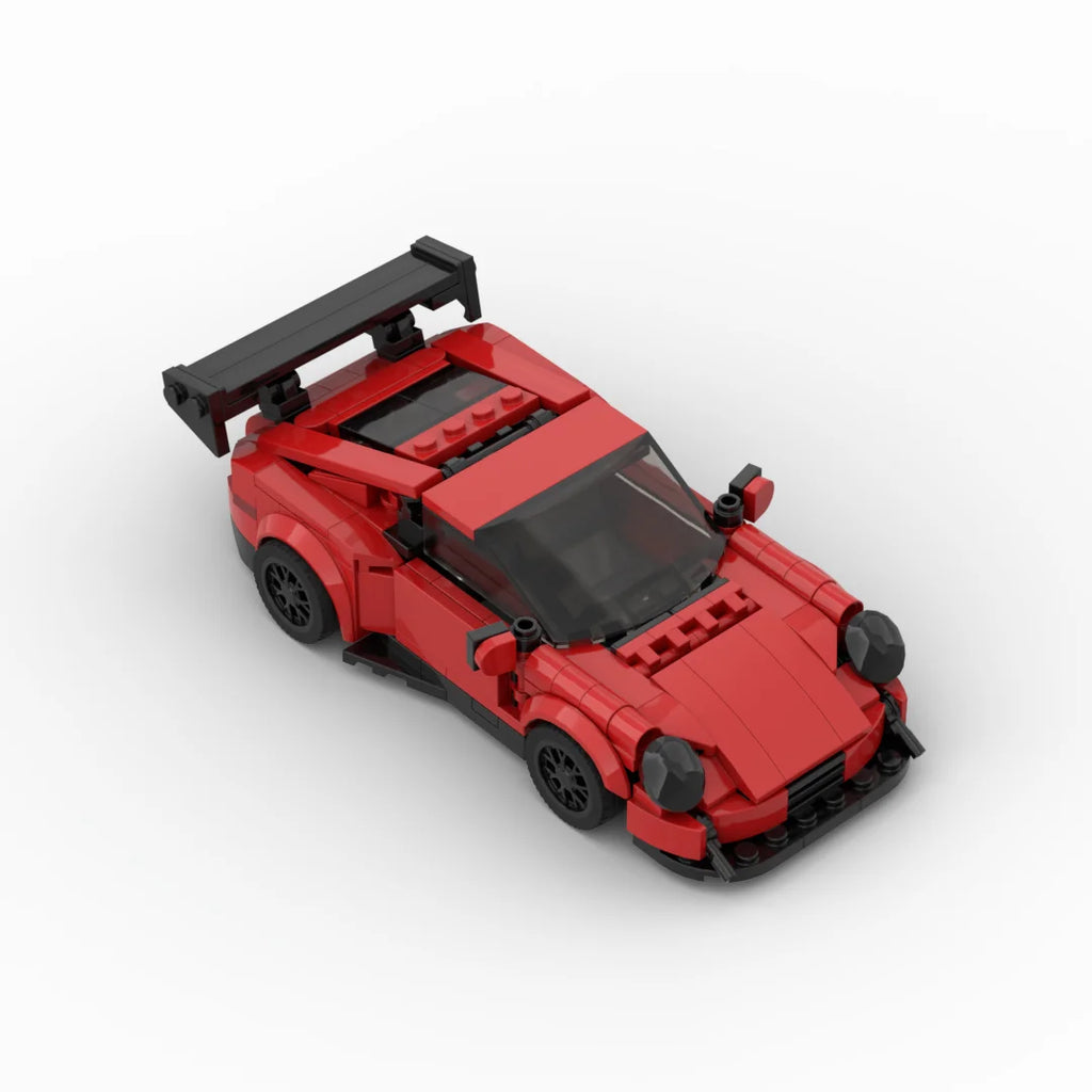 MOC Racing Boy Creative Garage Toy City Sports Car DIY Creative Garage Supercar Building Blocks Toy Gift